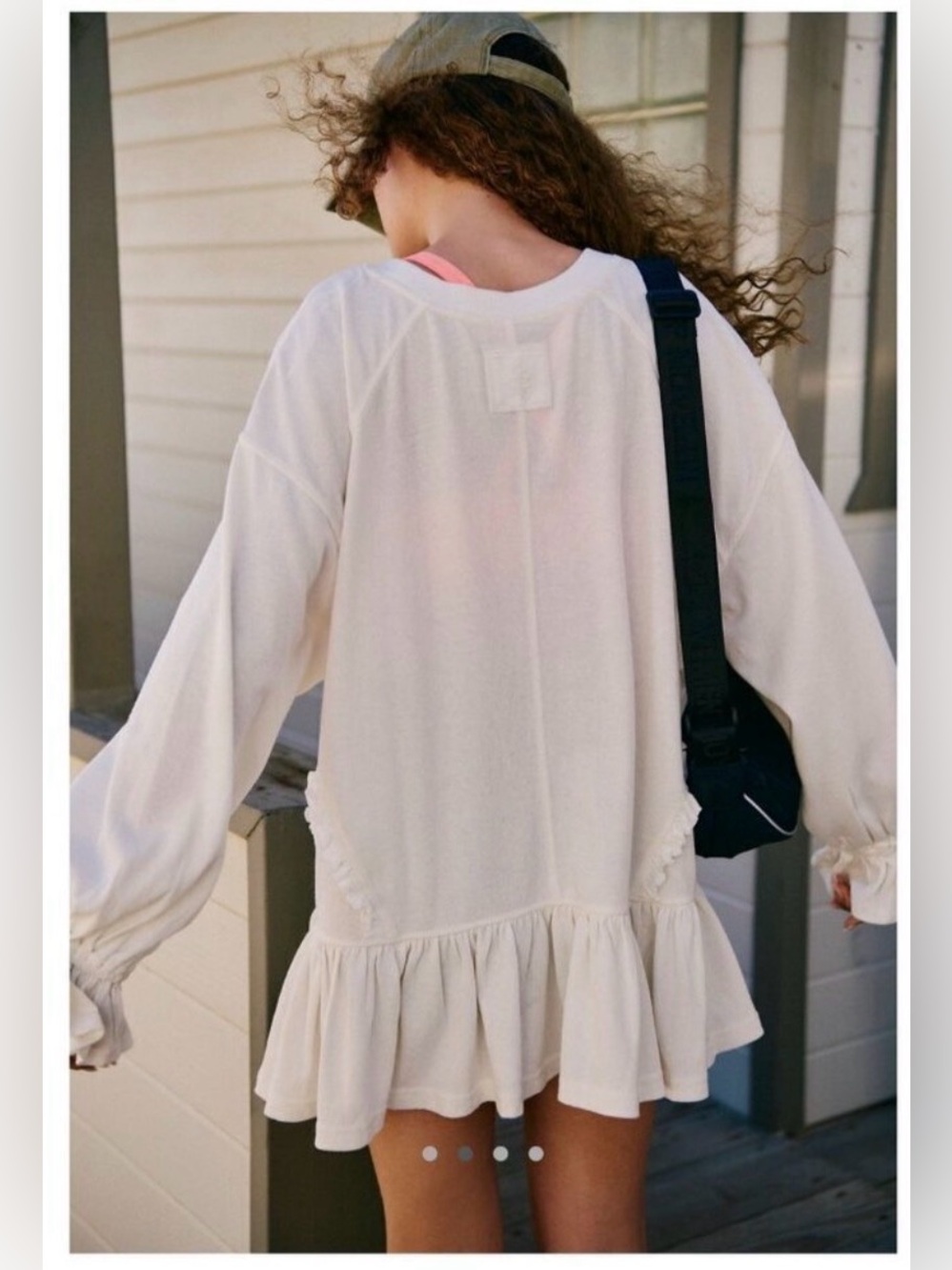FP Movement x Free People Spring Forward Tunic in Pastel Peach Combo - Picture 3 of 10